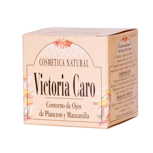 VICTORIA CARO CONTORNO DE OLHOS DE PLANCTON E DE CAMOMILA